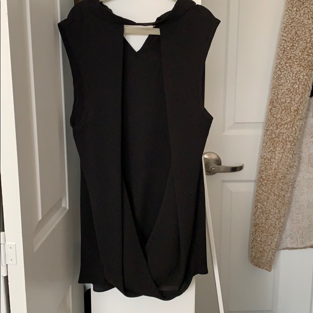 open front blouse